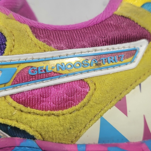 Asics Gel Noosa Tri 7 Women's Size 8.5 Running Shoes T264N Confetti Rainbow - Picture 4 of 6